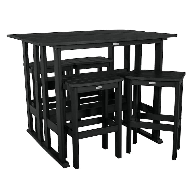 Lehigh 6-Piece Outdoor Balcony Set - Bar-height