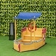 preview thumbnail 12 of 29, Kids Picnic Table with Umbrella and Storage Inside, Sand and Water Table, Kids Outdoor Furniture, Wooden Bench Backyard