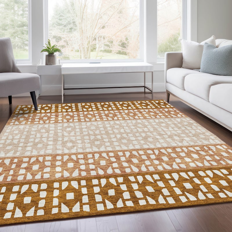 Premium Washable Super Soft Ombre Imprints Mayfield Rug
