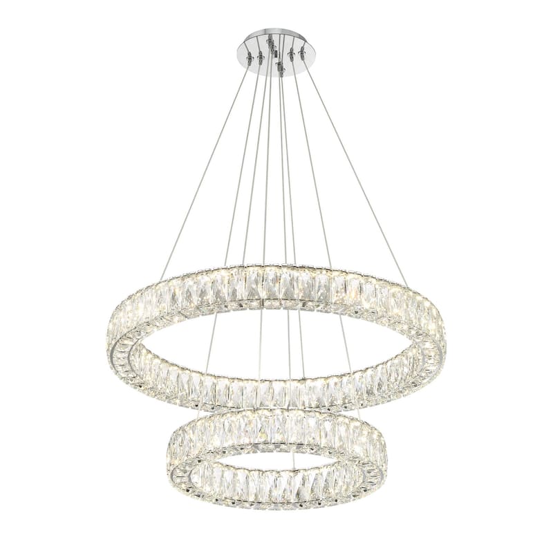 LED Chrome Chandelier
