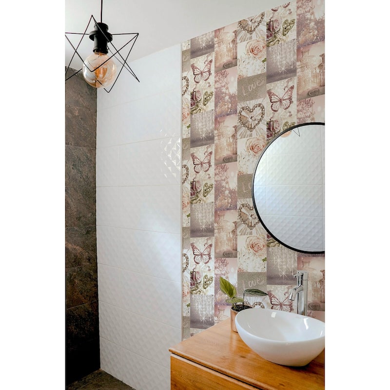 Arthouse Ryo Blush Inspirational Wallpaper