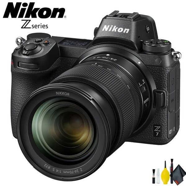 Nikon Z7 Mirrorless Digital Camera with 24-70mm Lens Intl Model. Opens flyout.