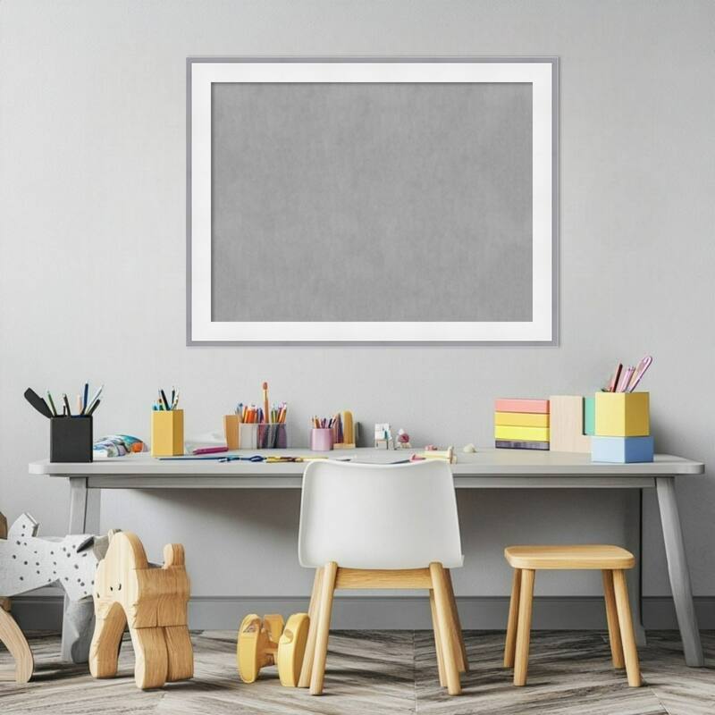 Amanti Art Maya Espresso Silver Framed