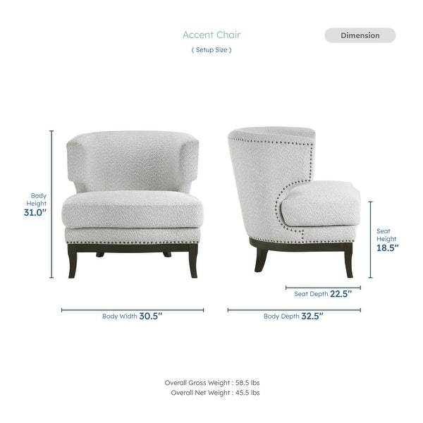 Mantello Boucle Accent Chair