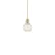 Option Brushed Brass / White Mouchette
