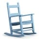 preview thumbnail 3 of 38, 16 In. Kids Classic Solid Poplar Wood Rocking Chair, Egg-Shaped Seat For Ages 2–5 - 9' x 12'