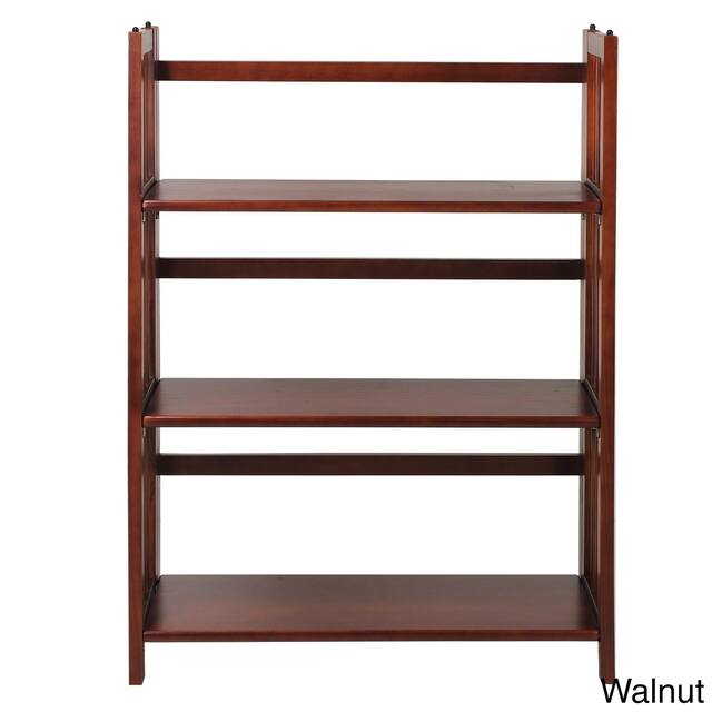 Porch & Den Edgemont Folding Stackable 27.5-inch Bookcase