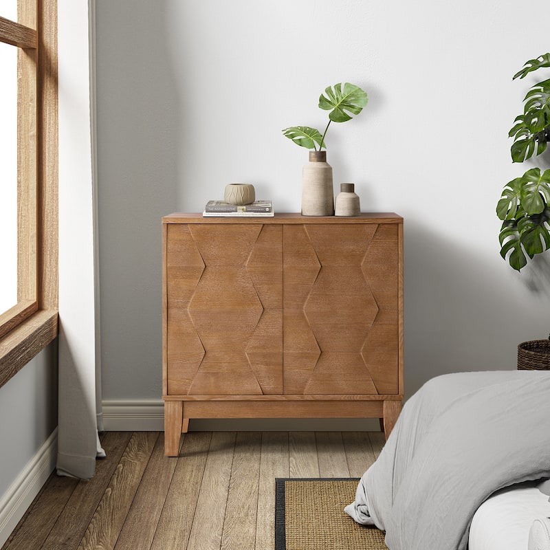 Martina Modern 2-door Ample Storage Cabinet With Adjustable Shelves By HULALA HOME