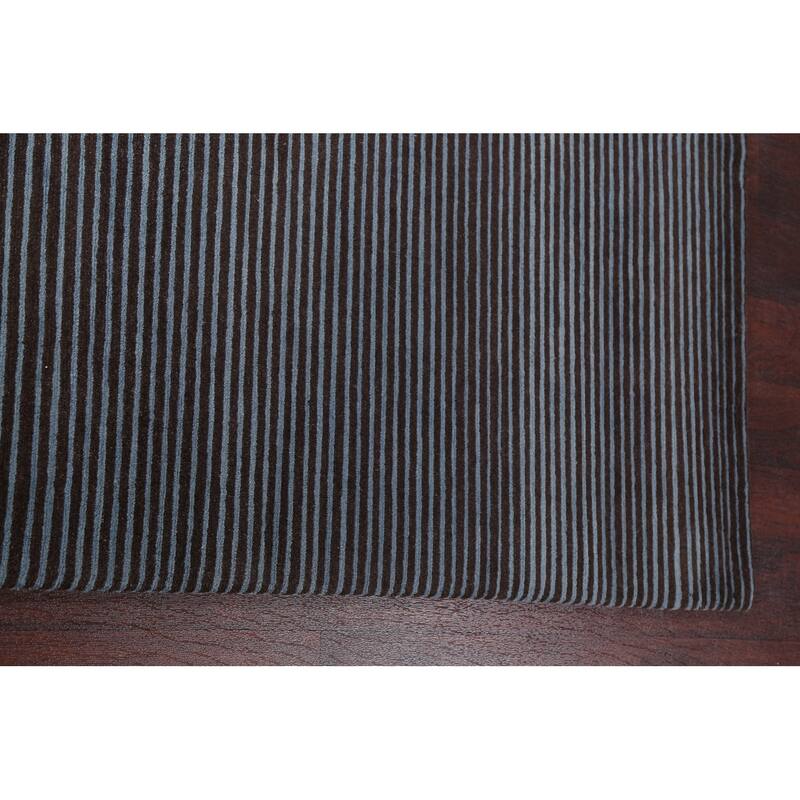 Vegetable Dye Contemporary Nepalese Oriental Area Rug Wool Handmade - 5'3" x 7'11"