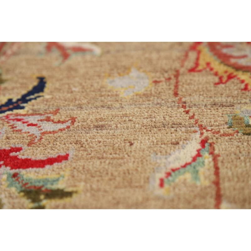 Vegetable Dye Floral Ziegler Oriental Foyer Rug Handmade Wool Carpet - 3'3" x 4'10"
