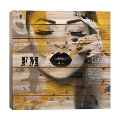 Absolutely Beautiful II Print On Wood by Hans Jochem Bakker - Multi-Color