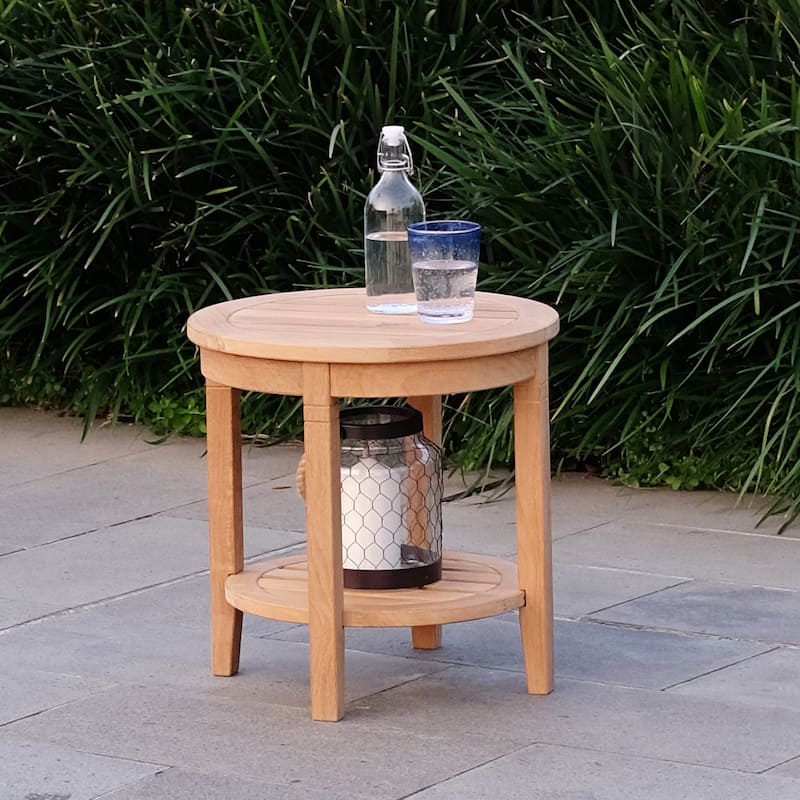 Cambridge Casual Sherwood Teak Patio Side Table