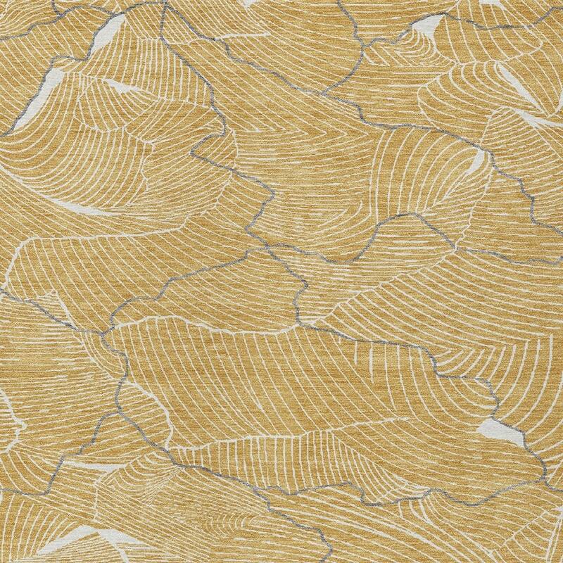HomeRoots Abstract Transitional Rectangle Outdoor Rug