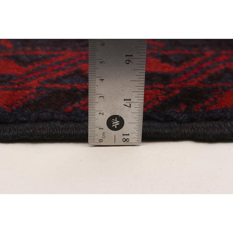 Teimani Red Rug 3'10" x 6'5" - 3'10 x 6'5