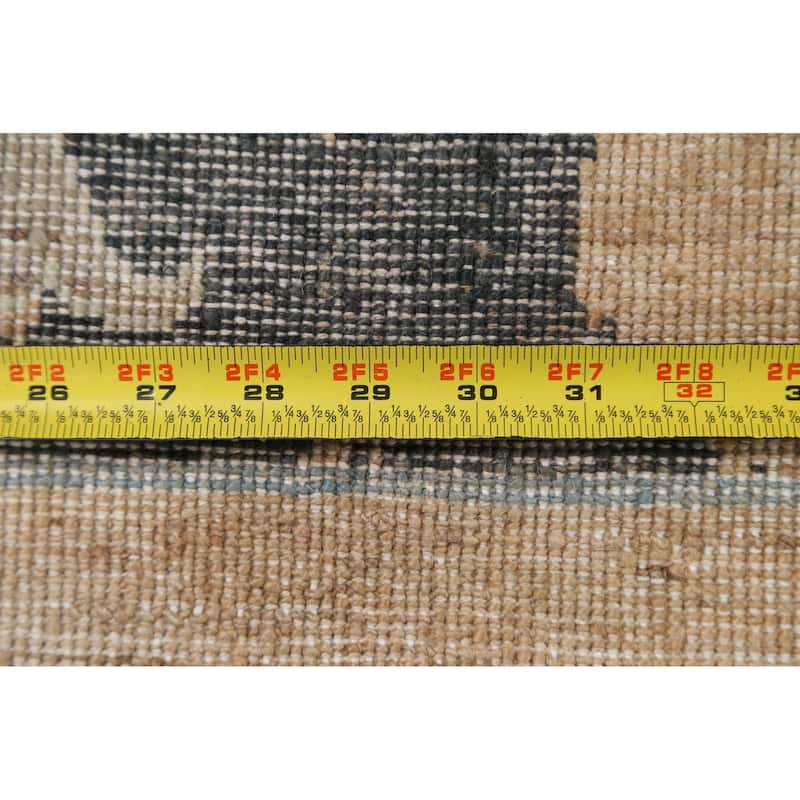 All-over Khotan Oriental Area Rug Wool Hand-knotted Living Room Carpet - 8'9" x 11'9"
