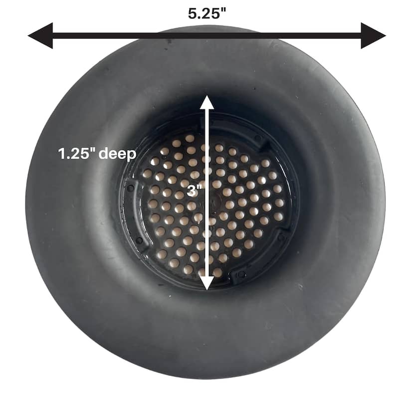 Flex Strainer Sink Strainer Replacement Basket Fits Most 3.5" Drains & Disposals