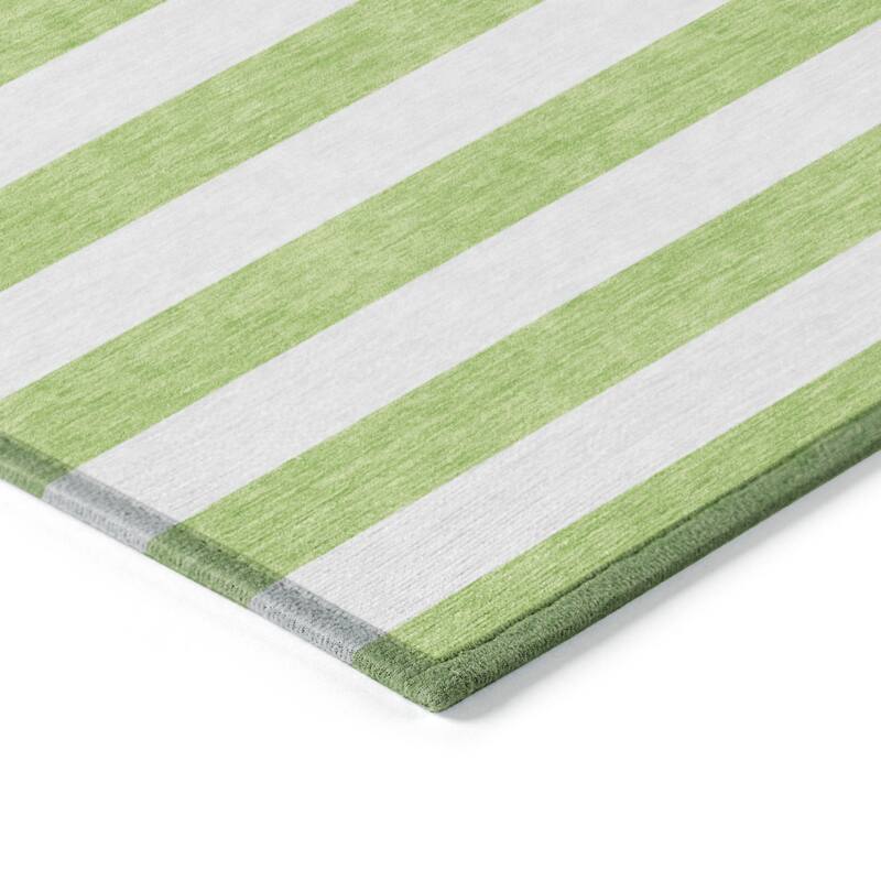 Almimo Stripe Weather Resistant Classic Meets Modern Outdoor Rug