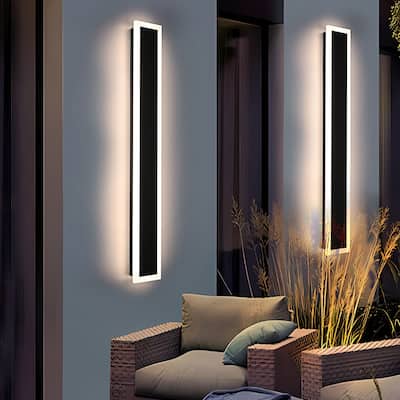2-Pack 40" RGB Smart Outdoor Wall Lights