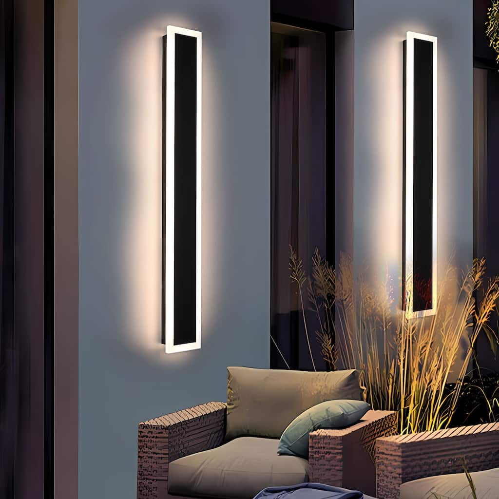 2-Pack 40" RGB Smart Outdoor Wall Lights