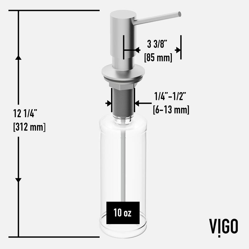 VIGO Greenwich 18" H Single Handle Pull-Down Sprayer Kitchen Faucet