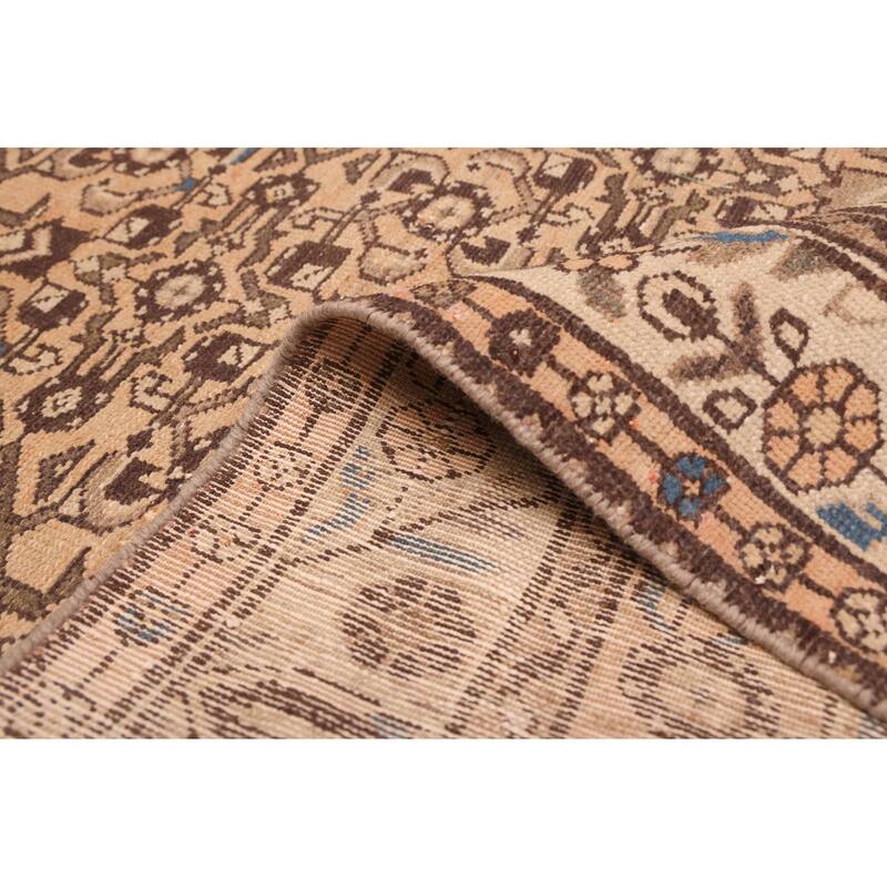 ECARPETGALLERY Hand-knotted Antalya Vintage Light Copper Wool Rug - 3'6 x 10'2