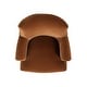 preview thumbnail 14 of 30, Eloise 30" Transitional Velvet Pleated Sock Arm Accent Chair