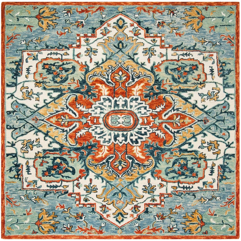 SAFAVIEH Handmade Aspen Hagar Boho Medallion Wool Rug