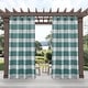 preview thumbnail 42 of 41, ATI Home Indoor/Outdoor Stripe Grommet Top Curtain Panel Pair