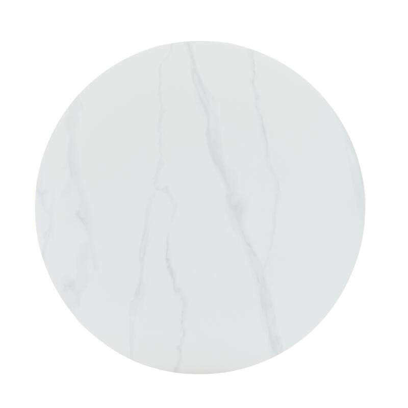 Christopher Knight Home - 5-Piece Industrial Metal Top Dining Set with Upholstered Chairs