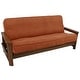 preview thumbnail 19 of 17, Microsuede Corded Full-Size 8-10 Inch Thick Futon Cover - Full Spice