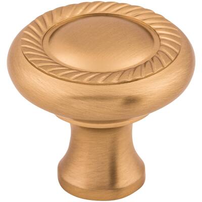 Top Knobs Swirl Cut 1-1/4 Inch Mushroom Cabinet Knob from the Somerset