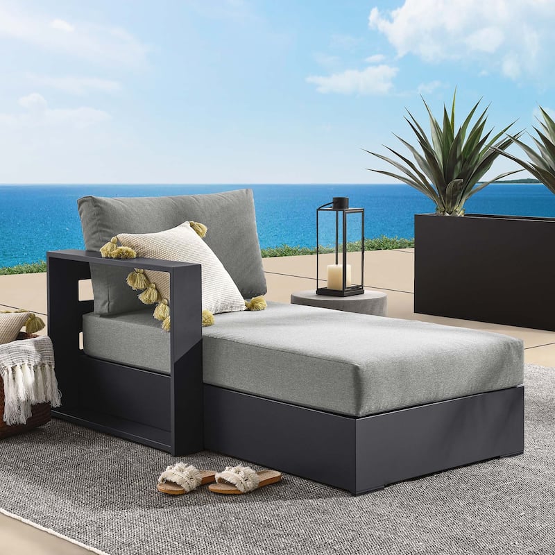 Tahoe Patio Aluminum Modular Left-Facing Chaise Lounge