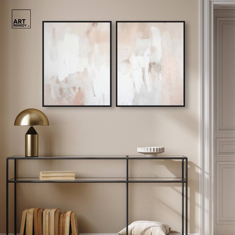 Opalescent Hues III Canvas Set of 2 by Art Remedy