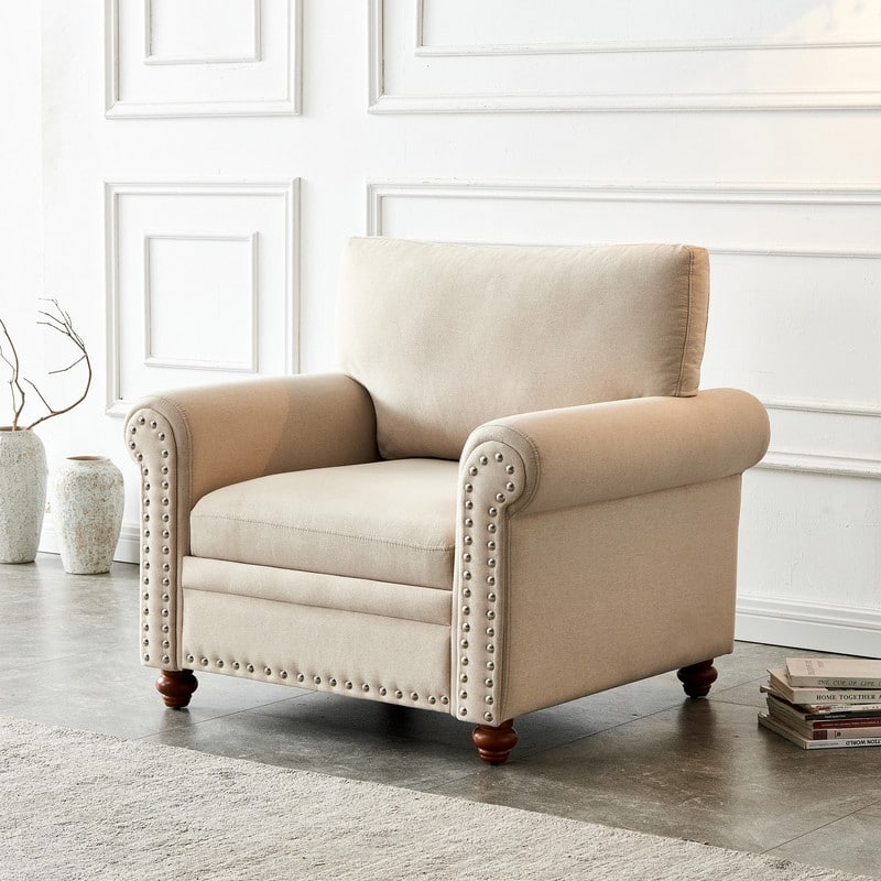 Classic Nailhead Sofa Collection for Living Room