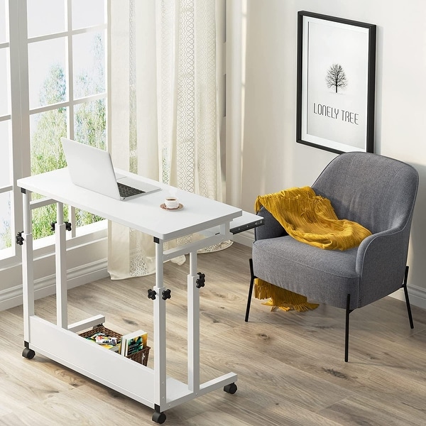 Portable Laptop Desk for Sofa and Bed Height Adjustable Small Standing Table On Sale Bed Bath Beyond 34929445