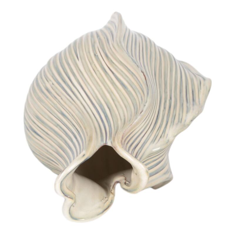 Ceramic Decorative Vase Handcrafted Unique Sculptural Curved Design