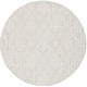 preview thumbnail 24 of 24, SAFAVIEH Handmade Ebony Barba Modern Wool Rug 6' Round - Light Blue/Ivory - Round
