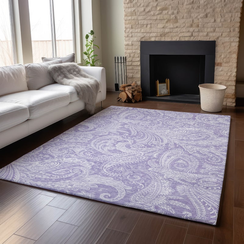 Premium Washable Super Soft Traditional Paisley Mayfield Rug