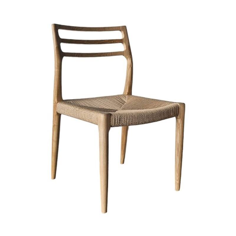 Oralie Ash Wood Dining Chair (Set of 2)