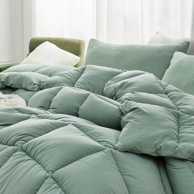 Thick Being Cool® - Coma Inducer Oversized Comforter Set - Chinois Green