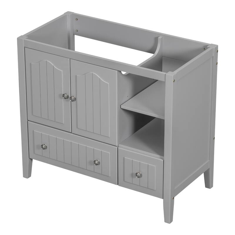 36" Bathroom Vanity with Solid Wood Frame