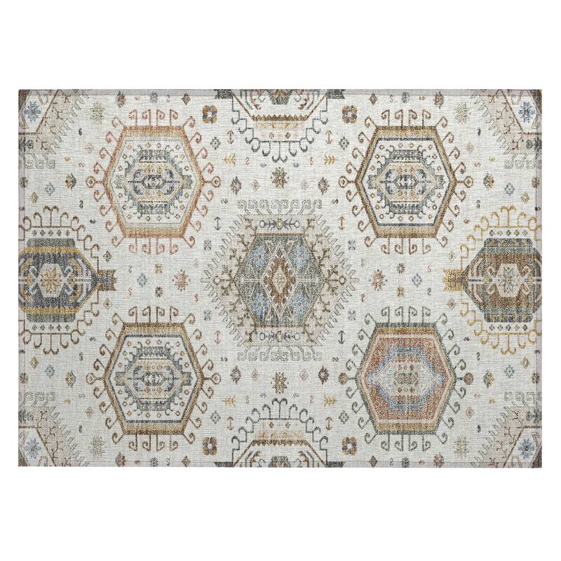 Machine Washable Indoor/ Outdoor Global Akron Chantille Rug