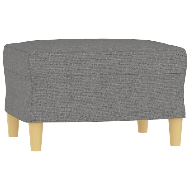 vidaXL Sofa Chair with Footstool Living Room Accent Upholstered Chair Fabric