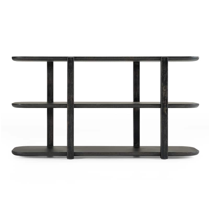 Modrest Noah Modern Dark Brown Bookshelf