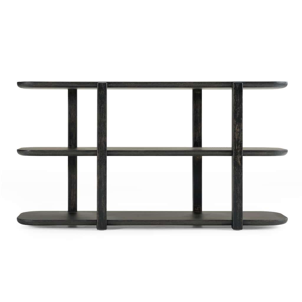 Modrest Noah Modern Dark Brown Bookshelf