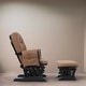 preview thumbnail 31 of 54, Ultimate Nursery Comfort - Glider and Ottoman Set with Reclining Cushion Chair, Rocker Chair with Padded Back and Armrests