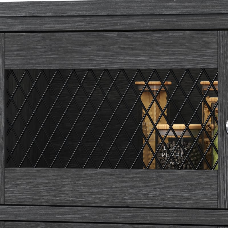 Moasis Farmhouse Buffet Cabinet with Storage, 2 Drawers Sideboard for Kitchen Dining Room