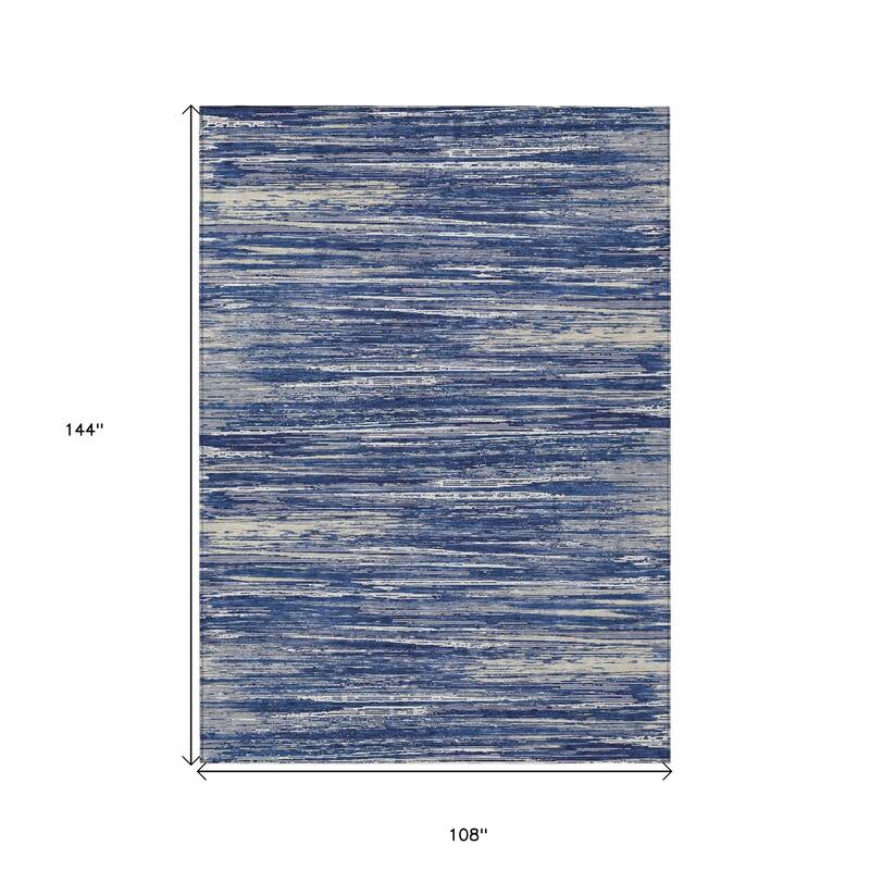 HomeRoots Striped Transitional Rectangle Outdoor Rug