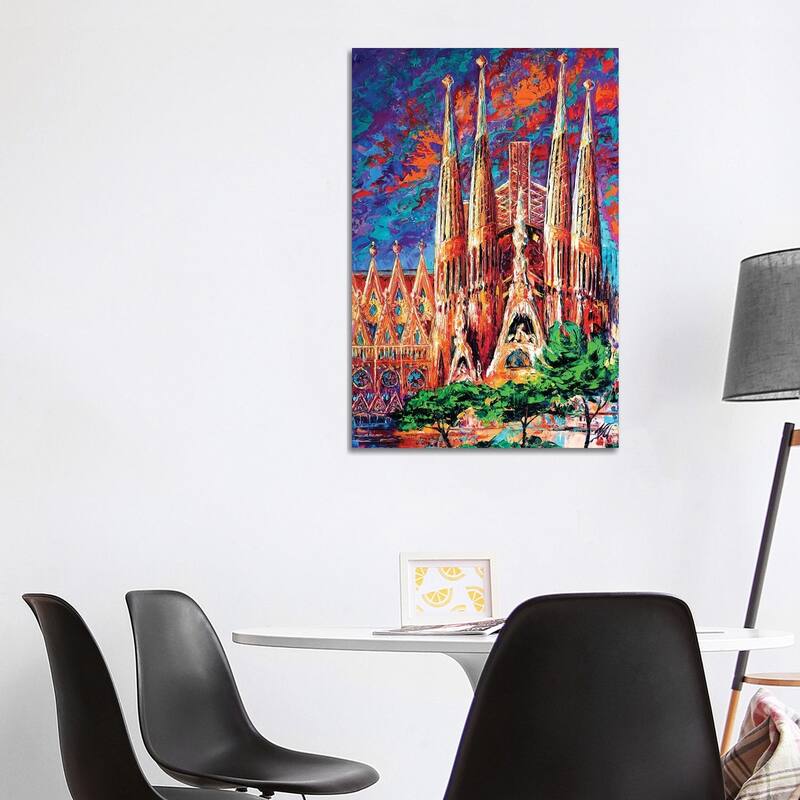 iCanvas "La Sagrada Familia" by Natasha Mylius Canvas Print - 40x26x1.5