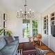 preview thumbnail 3 of 6, The Gray Barn Windy Bracken French Country Retro White Chandelier - D31''*H28''